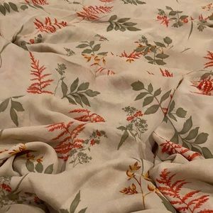 4.25 yards of crepe sheer polyester fabric